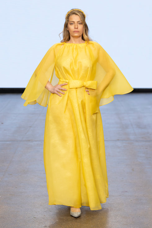 CAPE DETAILED DRESS